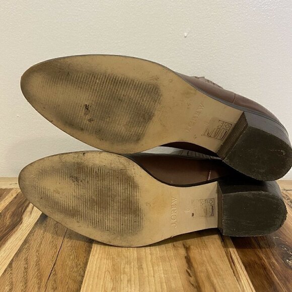 J.Crew Women's Chelsea Ankle Boots Brown Leather 6 - Picture 6 of 9